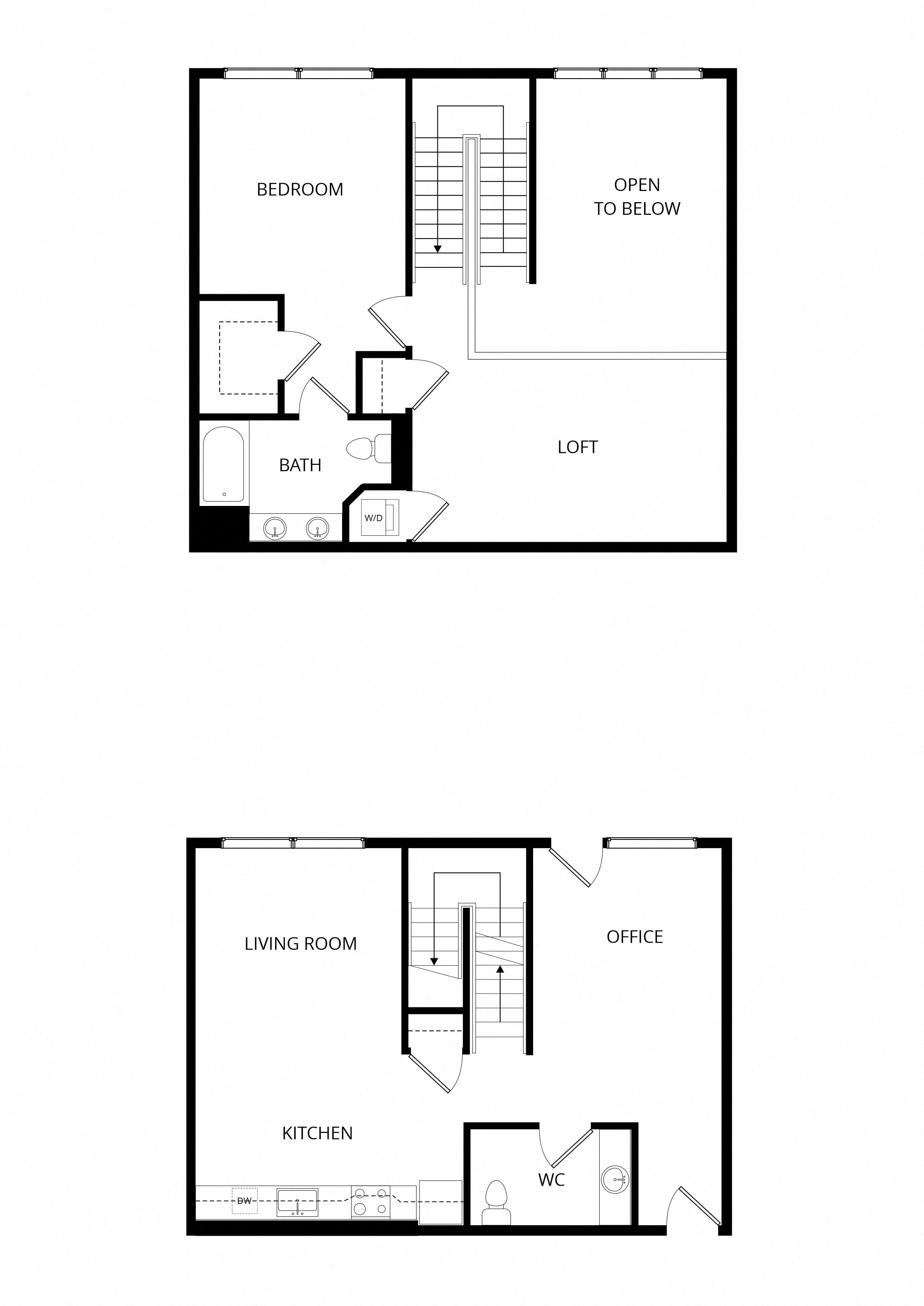 Supreme - Townhome floor plan